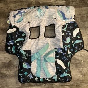 Ocean-Themed Kids Shopping Cart 🛒 Cover, EUC!